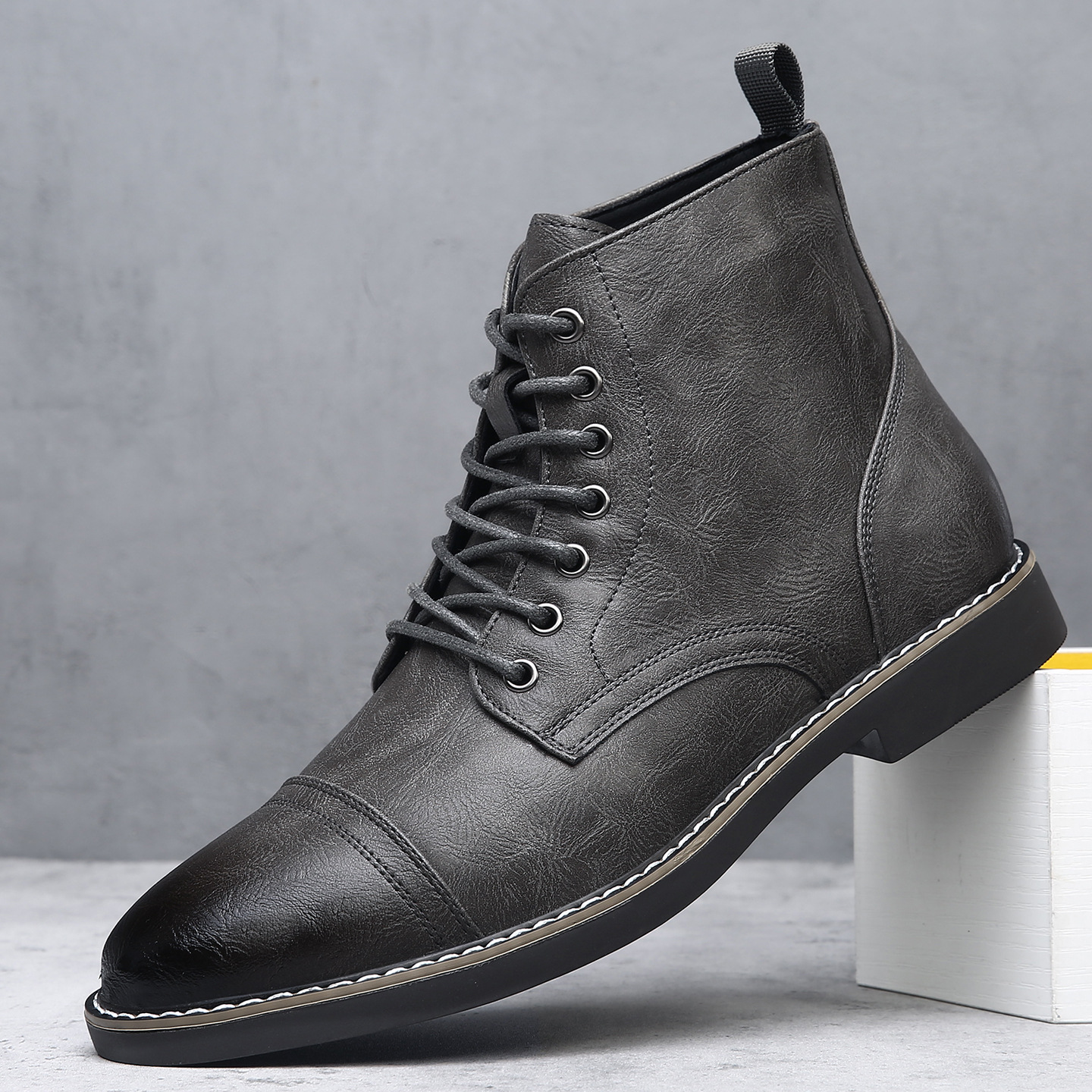 Bradford Echtes Leder Stiefel