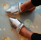 Offene Fersen Pumps