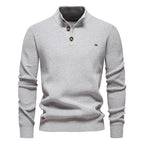 Konrad | Stilvoller Herrenpullover mit Knopfdesign