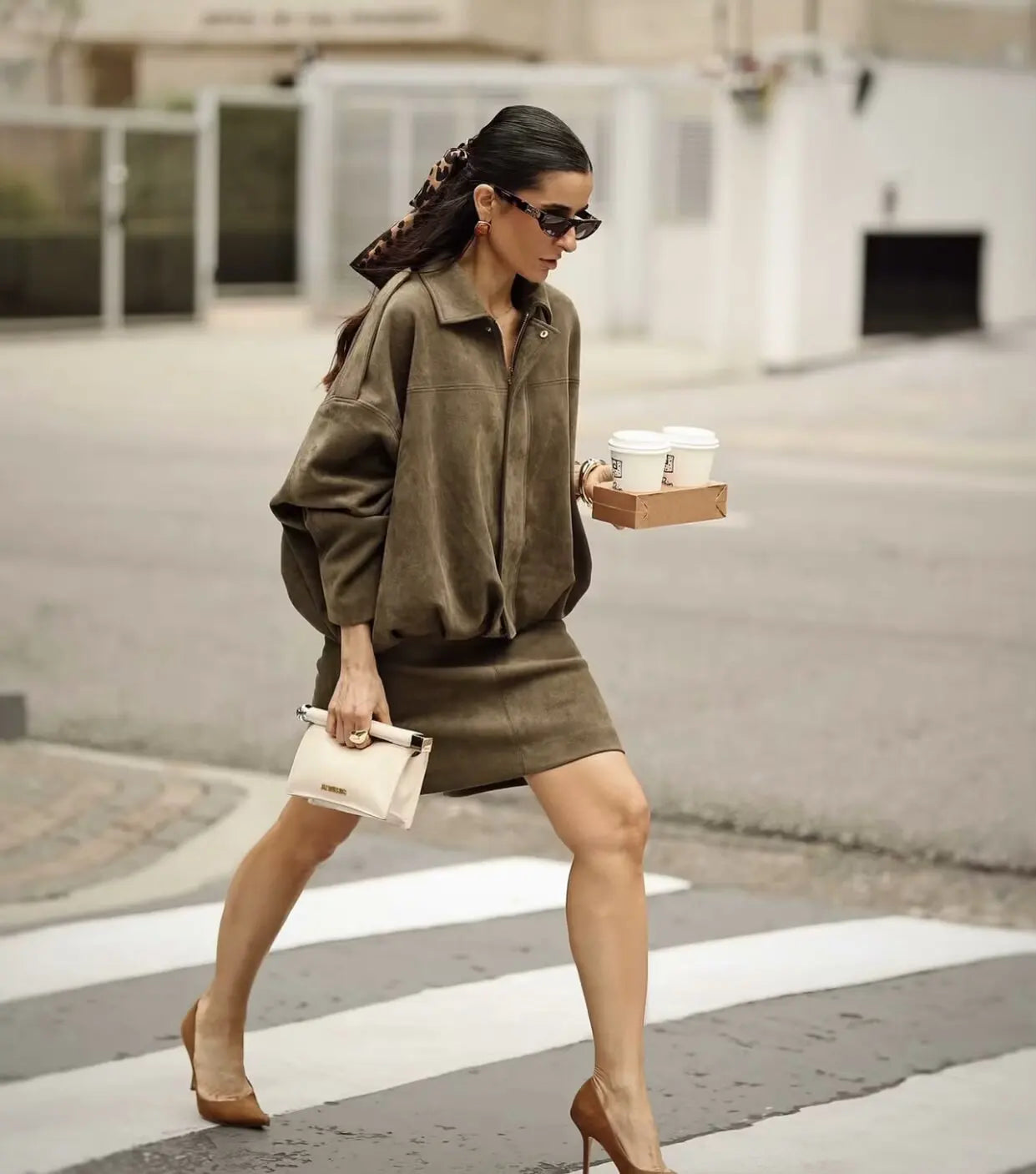 VEUGER MODEHOUS™ | Wildleder-Look Jacke