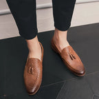 Lombardi Woven Tassel Loafers