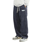 Herren Lockere Corduroy Baggy-Hosen