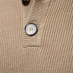 Konrad | Stilvoller Herrenpullover mit Knopfdesign