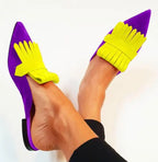 Offene Fersen Pumps