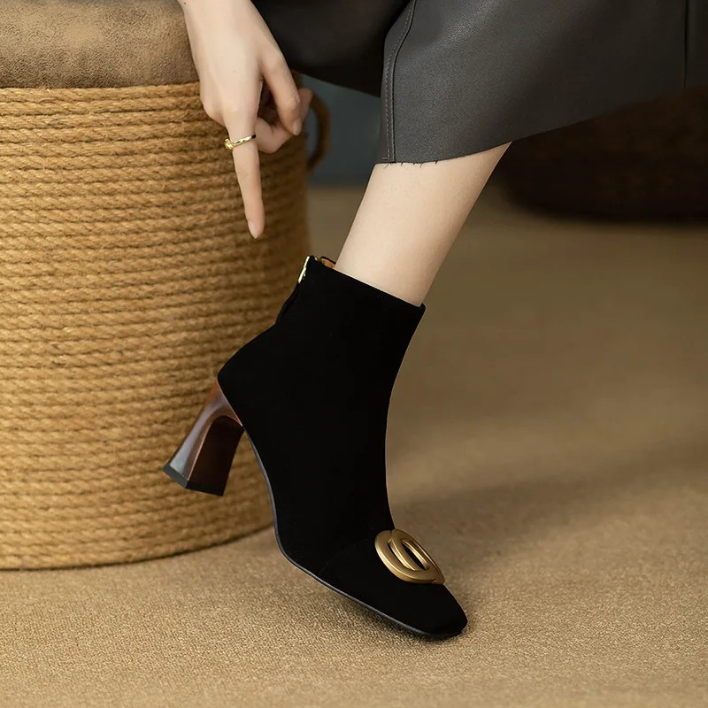 Samte Stiefel von Opium