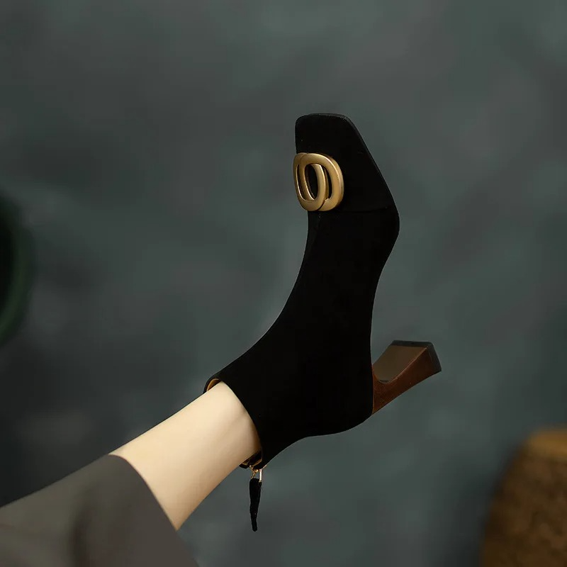 Samte Stiefel von Opium