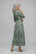 Selora | Halter Neck Floral Flow Maxi Dress
