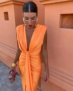Elegantes Plissee-Kleid