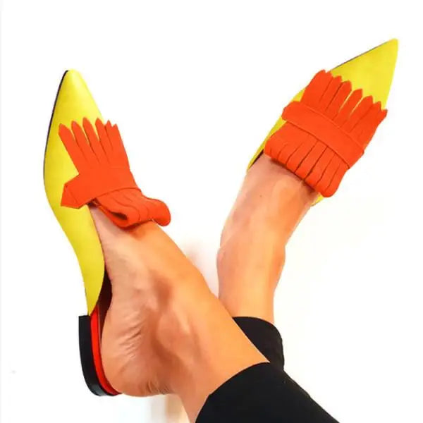 Offene Fersen Pumps