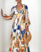 Celine | Damenkleid mit Blumenmuster