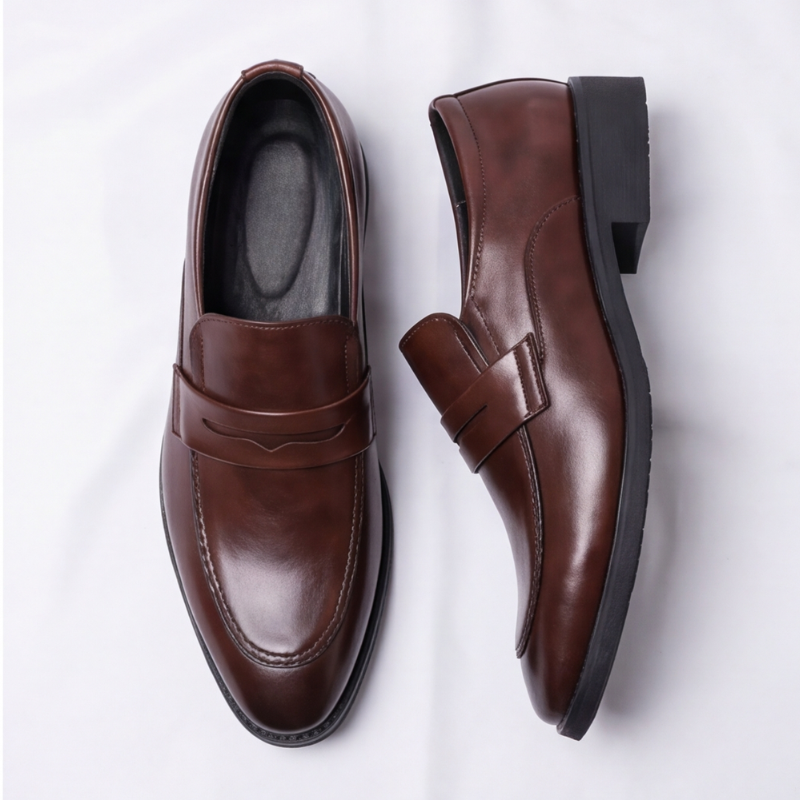 Amalfi Leder Penny Loafers