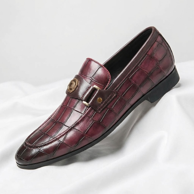 Venturo Italienische Leder Slipper