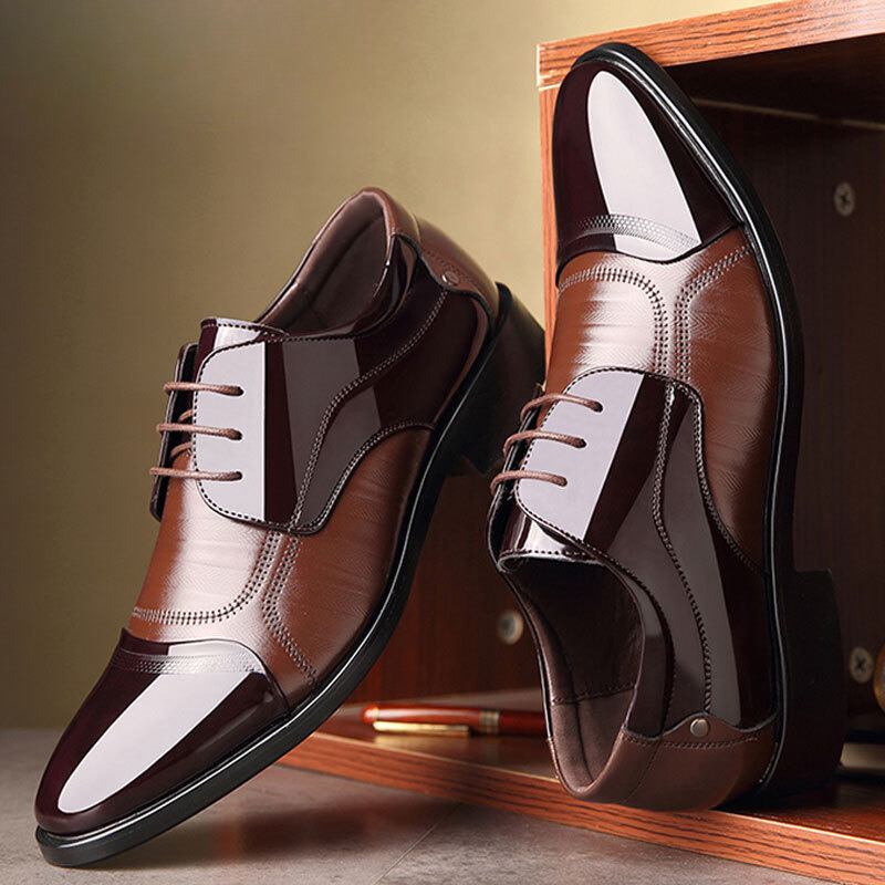 Oxford Lacklederschuhe