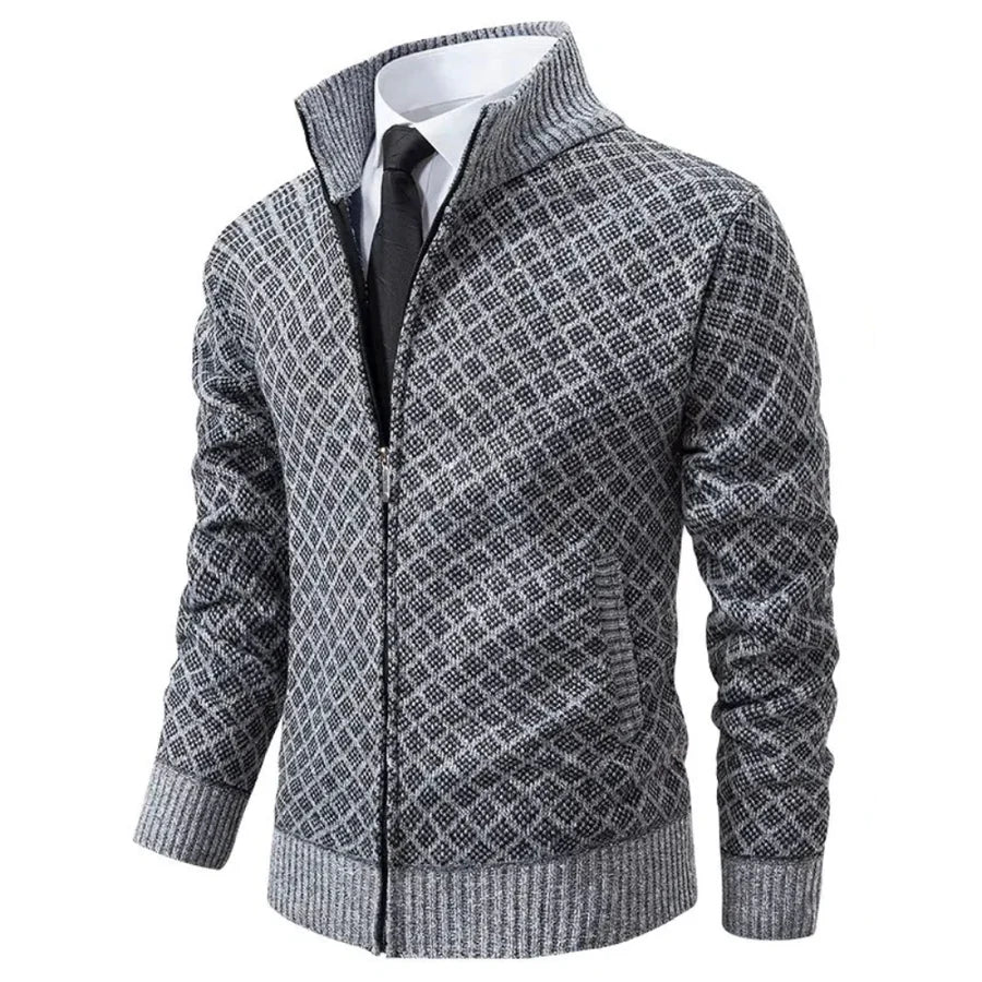 Maximilian | Premium-Strickjacke mit Reißverschluss