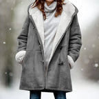 Adelaida | Warmer und Stilvoller Fleece Mantel