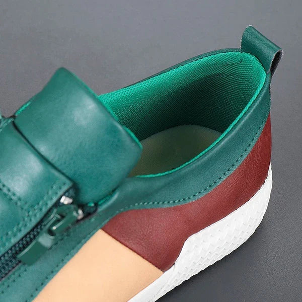 Claude Monet Leder Sneakers