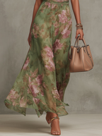 Livia | Maxi Kleid Halter Floral Elegant