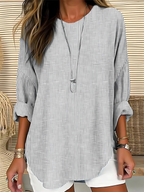 Olivia | Trendige gestreifte Bluse