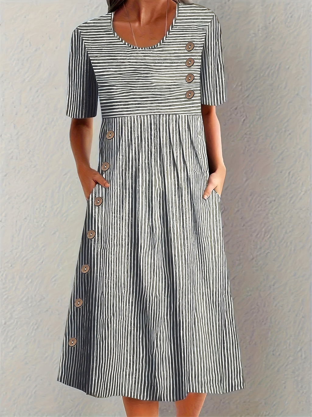 Sofia™ | Gestreiftes Sommerkleid für Damen