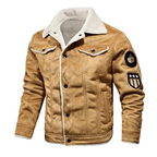 Edo | Elegante Warme Jacke Mit Knopfleiste