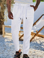 NICHOLS | Oversized Linen Pants with Drawstring