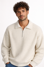Ruben | Pullover mit Quarter-Zip