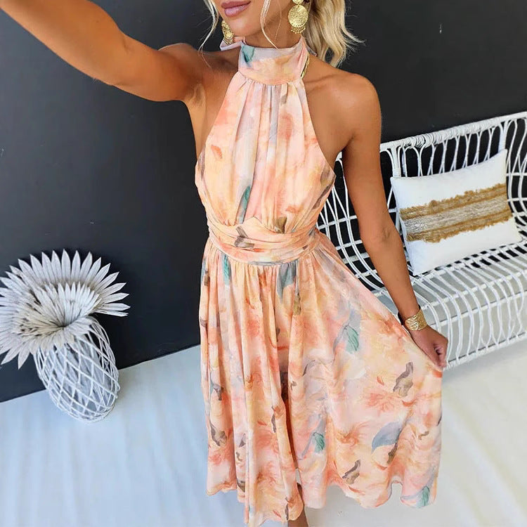 Veuger Modehous |  Neckholder Maxikleid