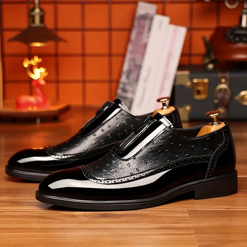 Ravello Straußenleder Slipper