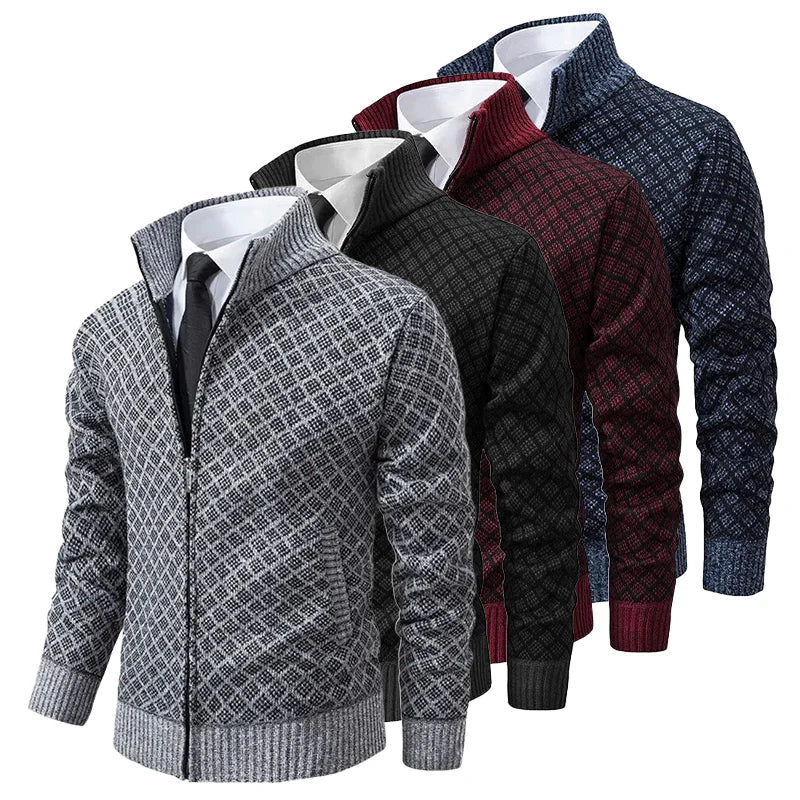 Maximilian | Premium-Strickjacke mit Reißverschluss
