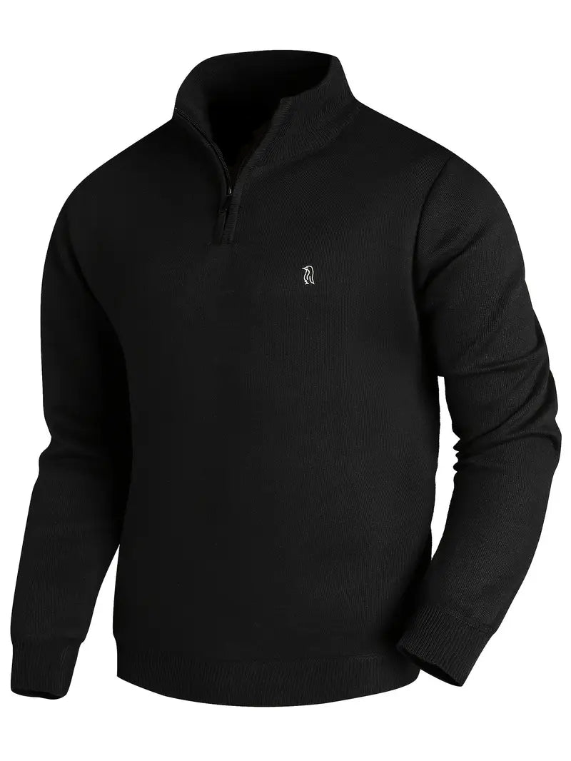 Noel | Lässiger Strickpullover Mit Reißverschluss