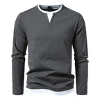 Alwin | Hochwertiges Langarmshirt aus gekämmter Baumwolle
