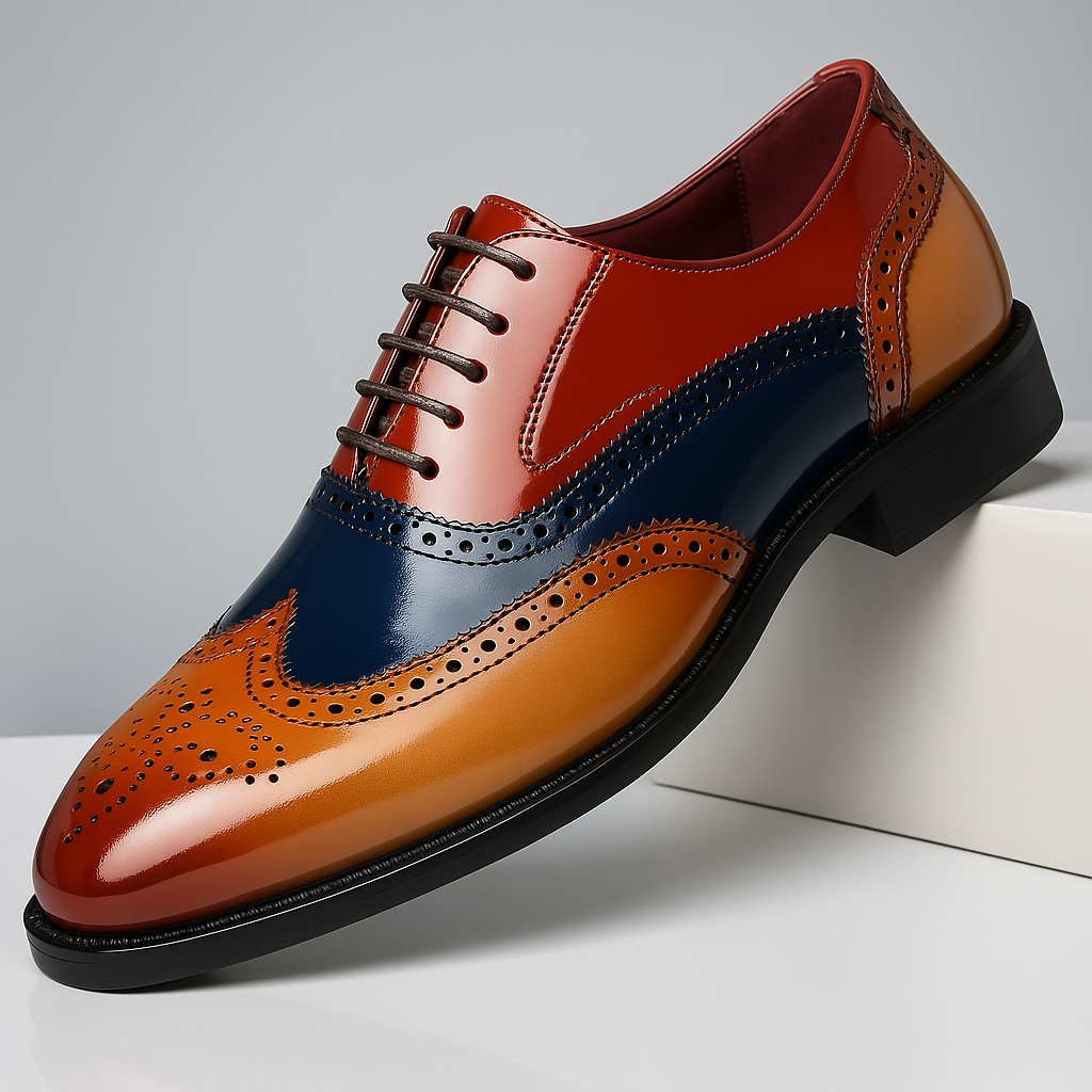 Cambridge Leder Brogue Schnürschuhe