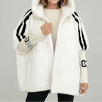 Alessandra | Weiche Jacke mit Kapuze und Reißverschluss