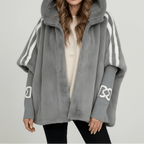 Alessandra | Weiche Jacke mit Kapuze und Reißverschluss