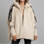 Alessandra | Weiche Jacke mit Kapuze und Reißverschluss