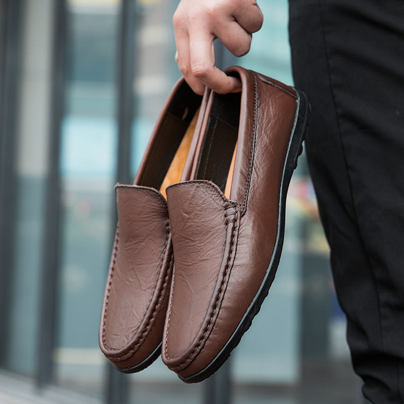 Arte Italiana Echtes Leder Slipper