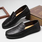 Arte Italiana Echtes Leder Slipper