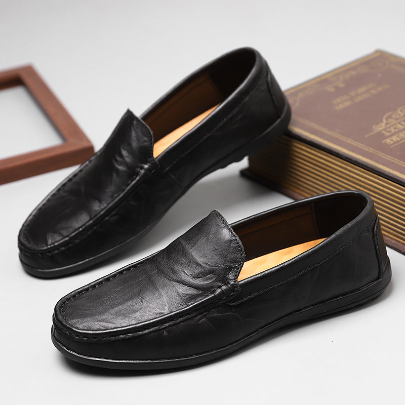 Arte Italiana Echtes Leder Slipper