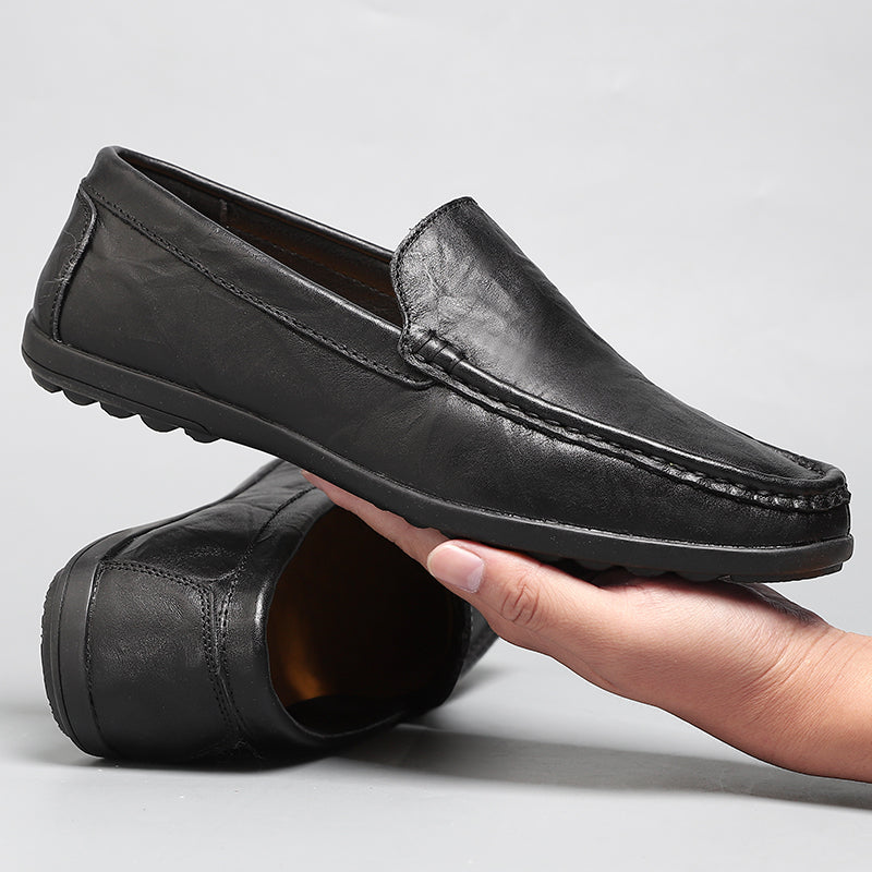 Arte Italiana Echtes Leder Slipper