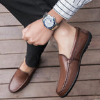 Arte Italiana Echtes Leder Slipper