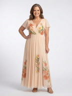 CALISTA | MAXI DRESS WITH FLORAL PRINT