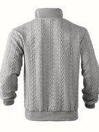 Roman | Eleganter Vintage-Pullover mit Reißverschluss