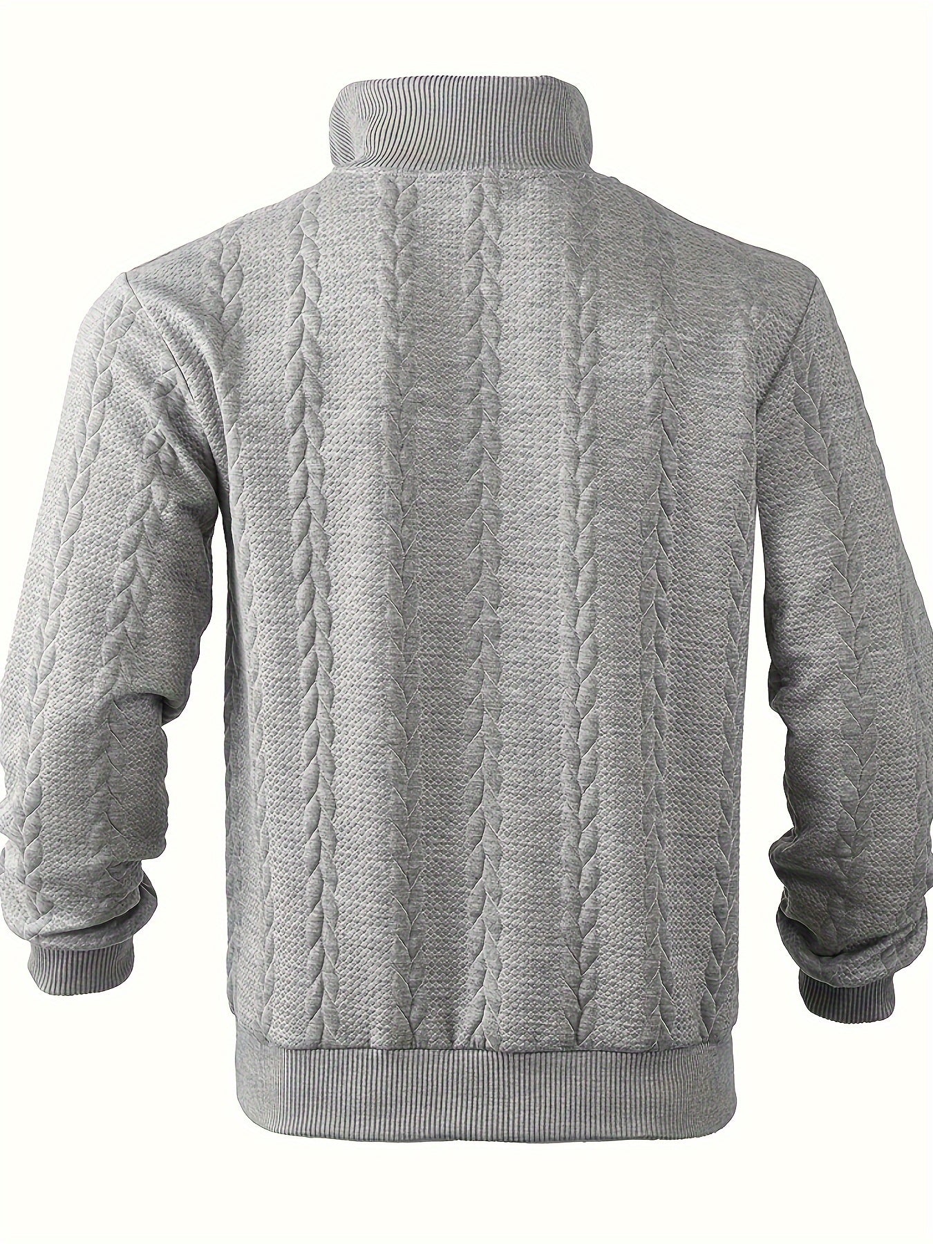 Roman | Eleganter Vintage-Pullover mit Reißverschluss