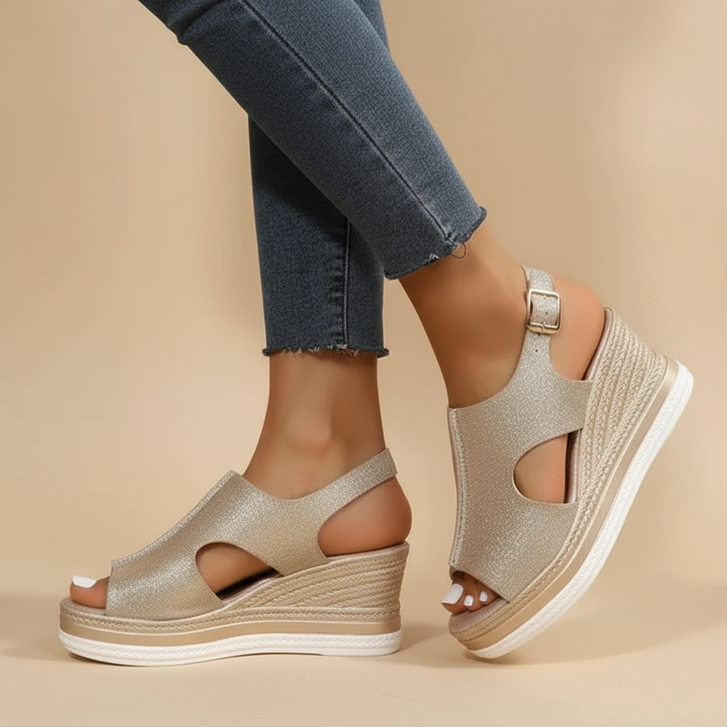 Maeve – Entspannte Keilsandalen