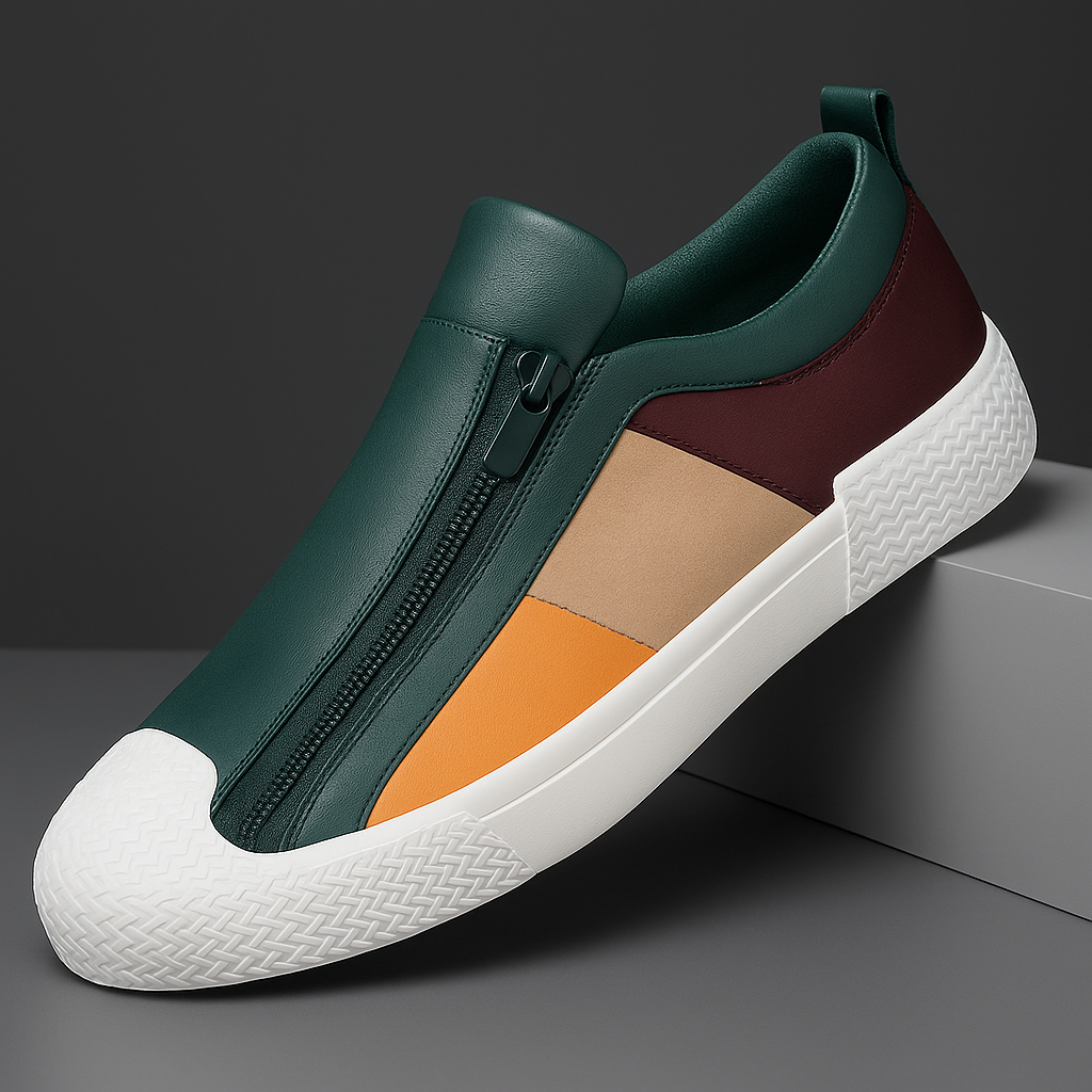 Claude Monet Leder Sneakers
