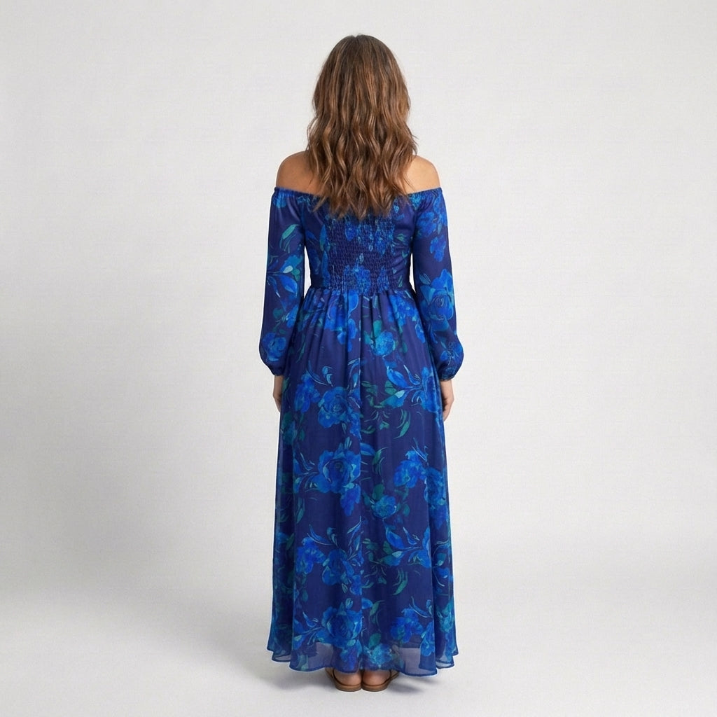 Aspen | Off-Shoulder Floral Dress