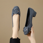 Elisé Suede Ballerina Flats