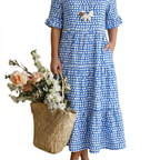 ANASTASIA | BEQUEMES SOMMERKLEID" can be rewritten as "ANASTASIA | Lässiges Sommerkleid für Komfort