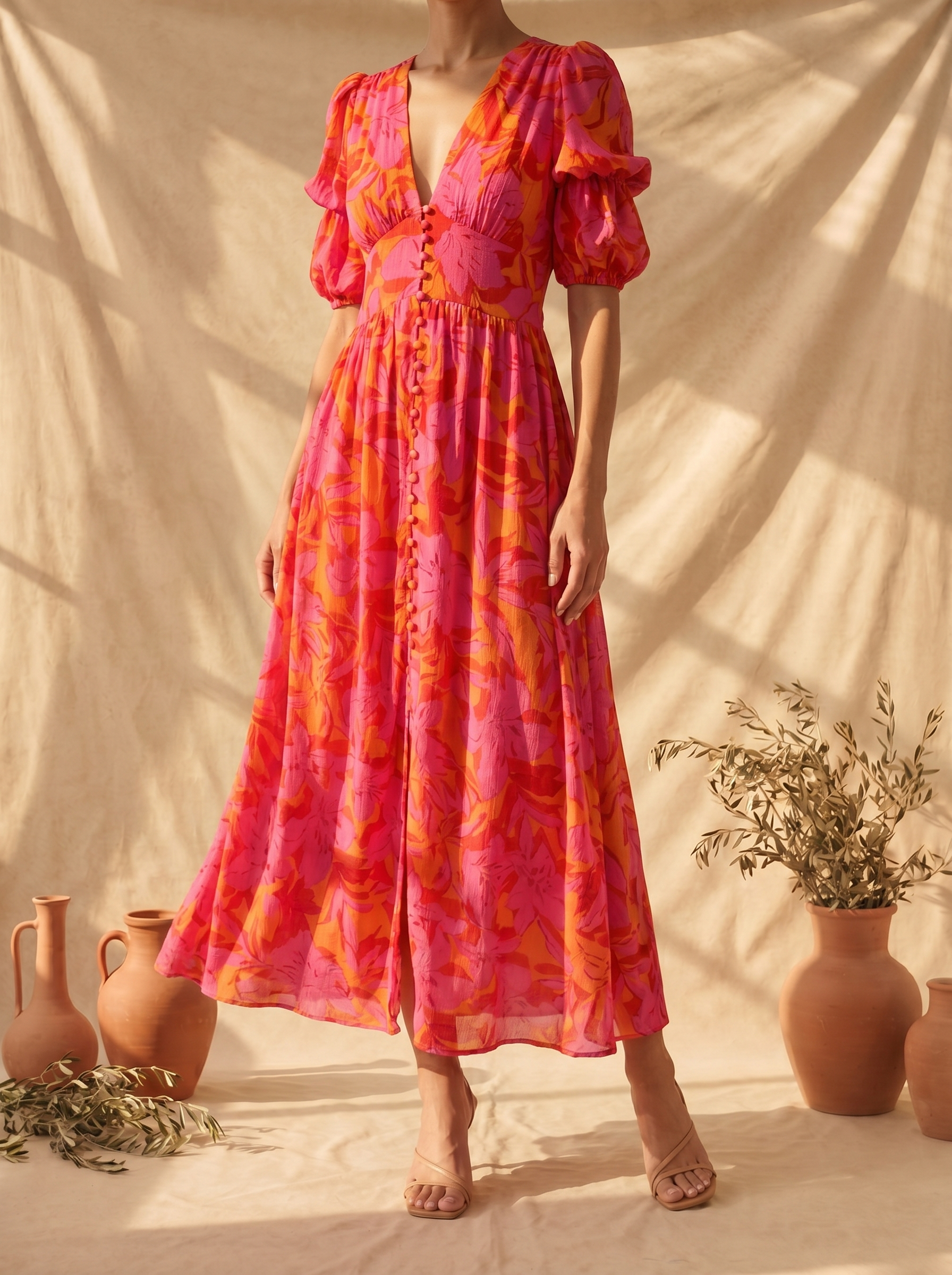 Armonia | Maxi Kleid Glanz der Sonne