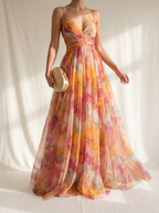 Giselle | Zauberhaftes Maxi-Kleid mit Blumenmuster